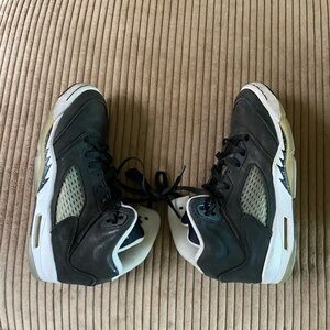 Jordan Black and White Sneakers